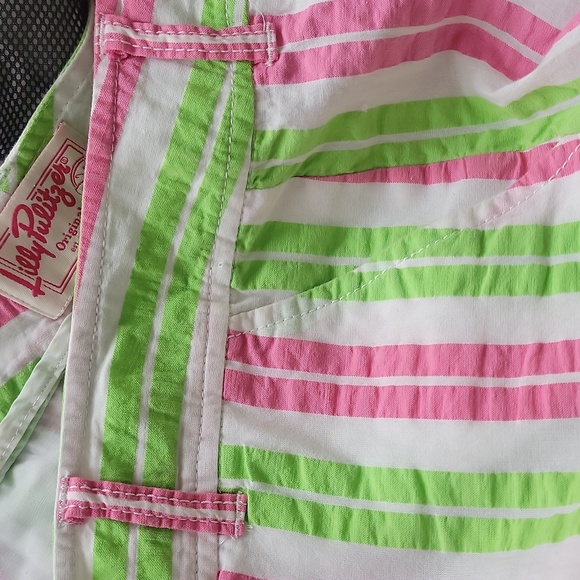 Lilly Pulitzer Originals Women's 8 Shorts Seersucker Cotton - Picture 5 of 7